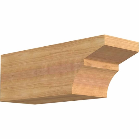 Ekena Millwork Monterey Smooth Rafter Tail, Western Red Cedar, 5 1/2"W x 6"H x 16"L RFT06X06X16MON00SWR